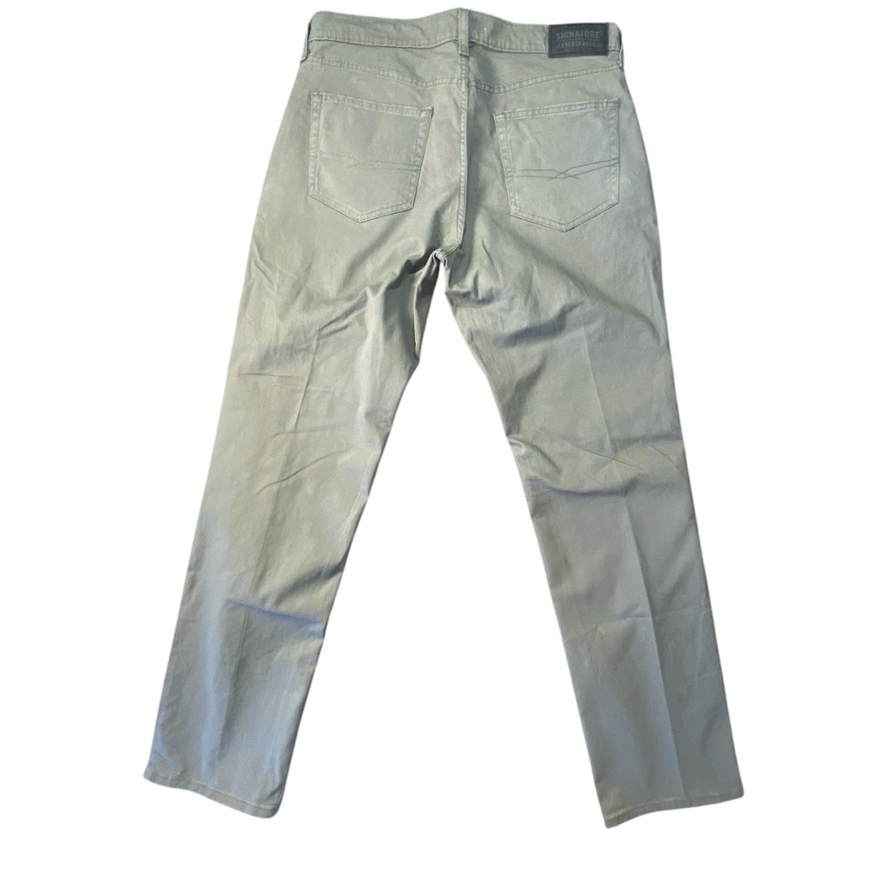 Signature by Levi Strauss Green‎ Straight Leg Jeans size 34/34